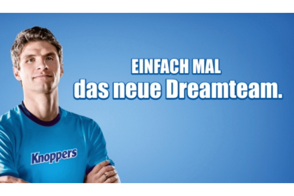 Storck-Marke Knoppers geht mit Thomas Müller in die Werbeoffensive
