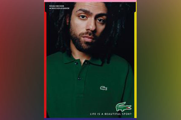 Noah Becker wird Markenbotschafter von LACOSTE