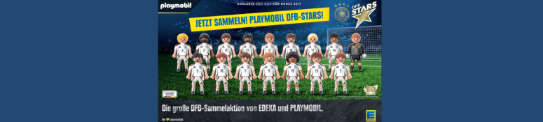 MarkenNews: Playmobil-Sammelfiguren der DFB-Spieler bei Edeka
